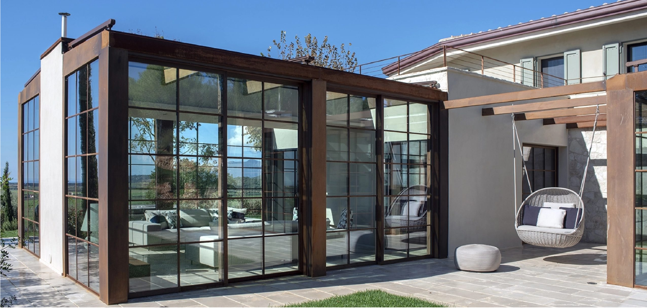 steel windows from Portamet Ottostumm profiles 