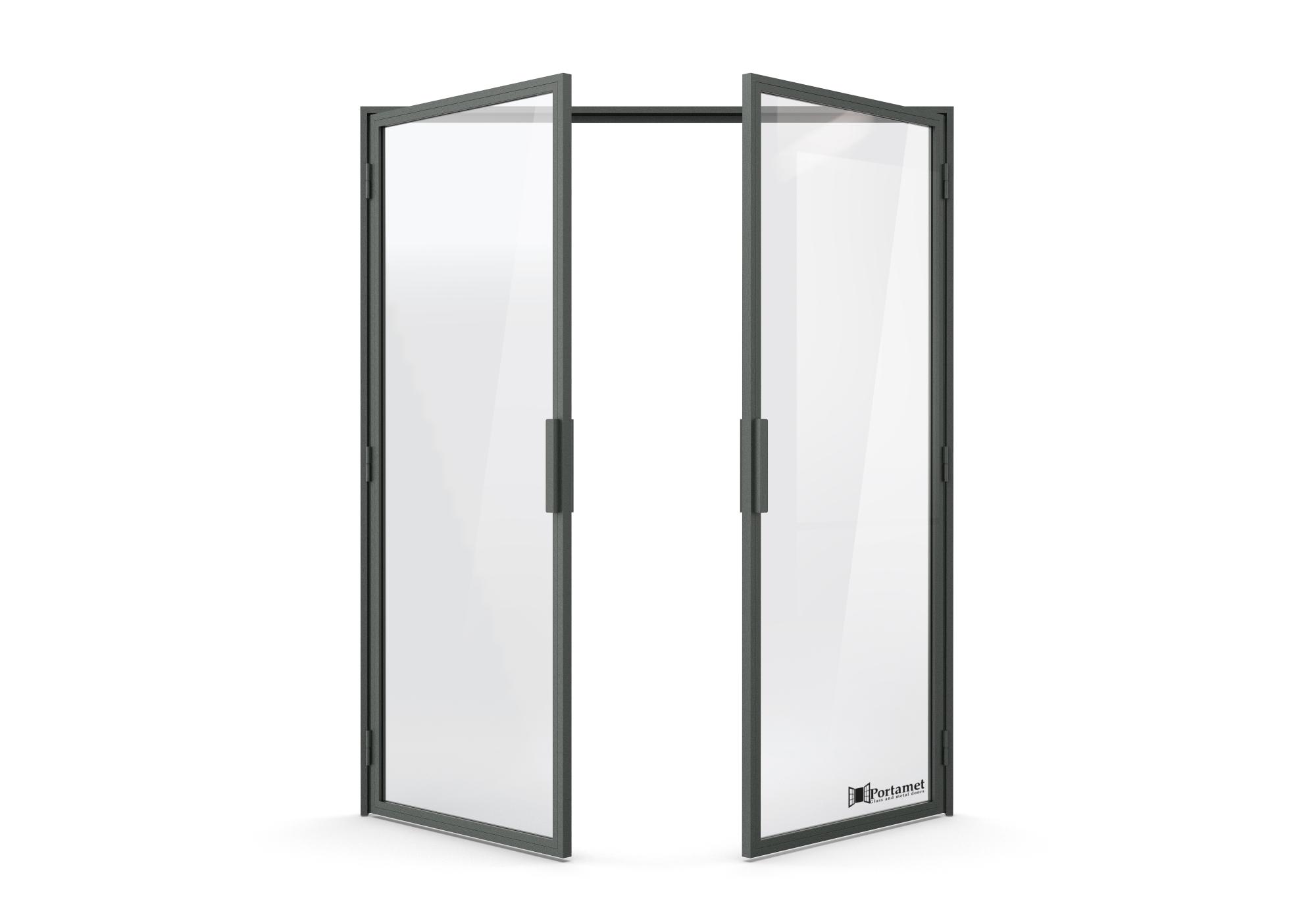 French steel crittal style doors portamet mialano double doors