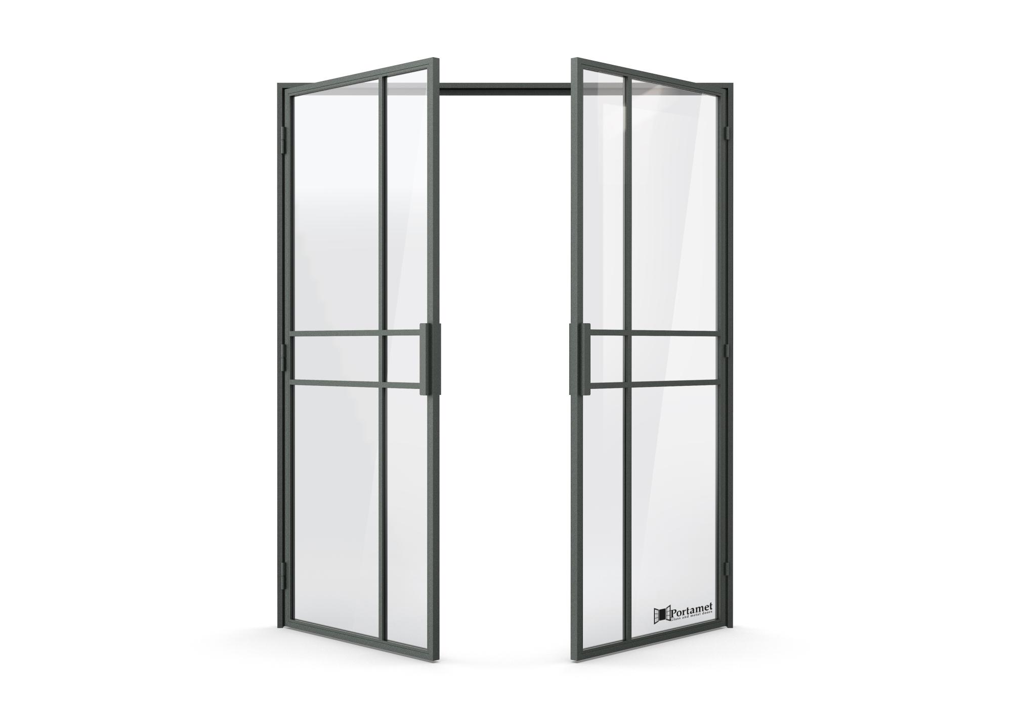 Portamet Paris double doors crittal style