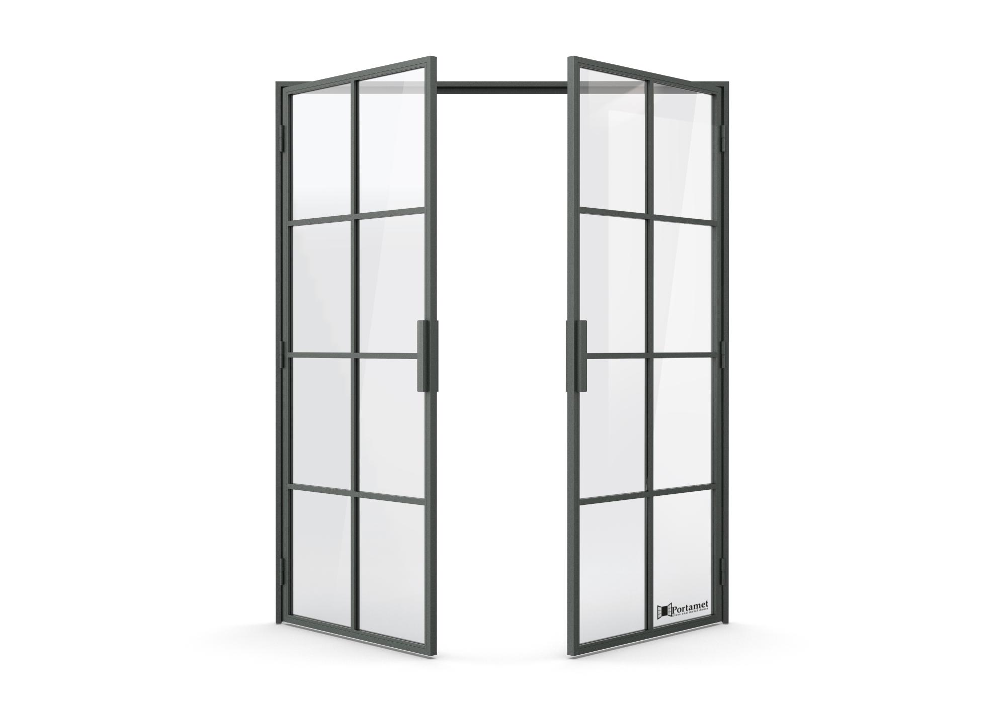 Portamet Oslo steel french crittall style doors 